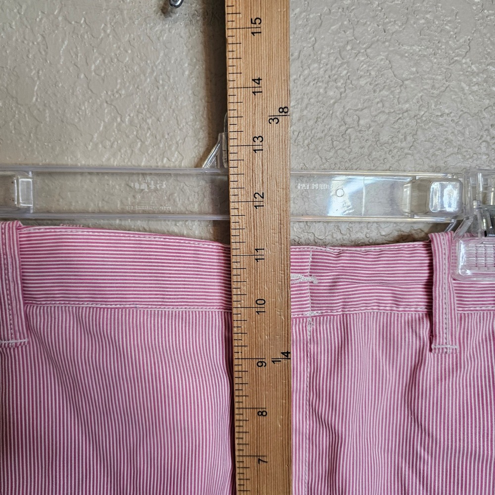 NWOT Polo Ralph Lauren pink and White Striped Shorts Womens 12 - Picture 7 of 13